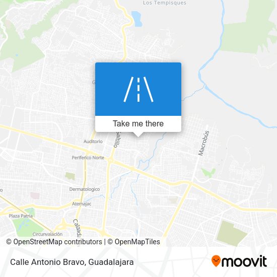 Calle Antonio Bravo map