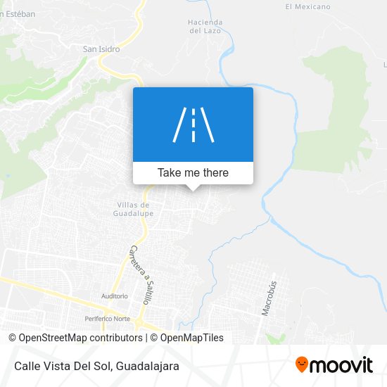 Calle Vista Del Sol map