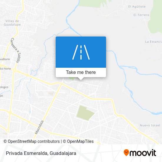 Mapa de Privada Esmeralda