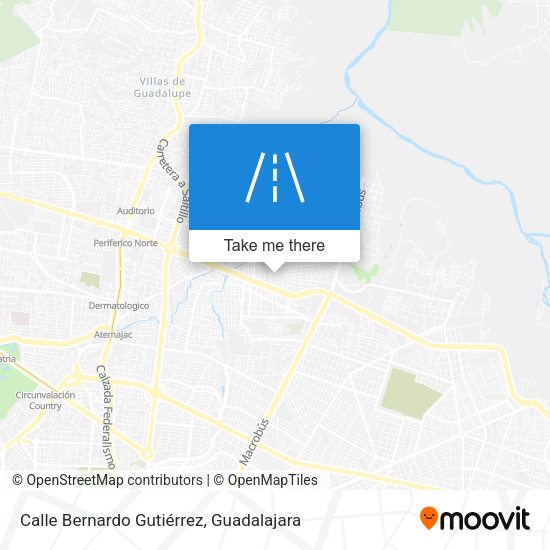 Calle Bernardo Gutiérrez map