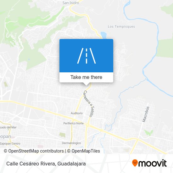 Calle Cesáreo Rivera map