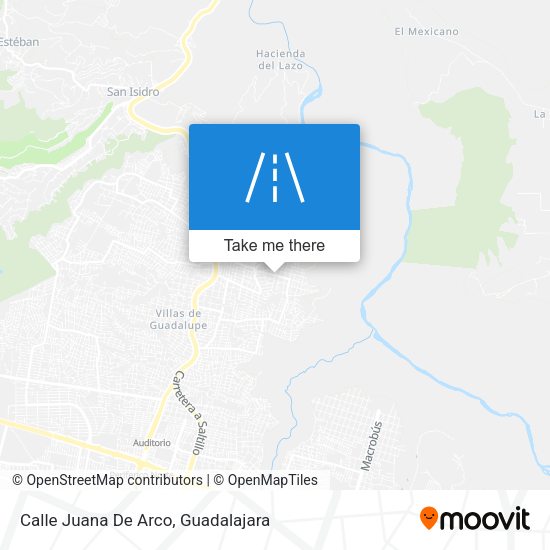 Mapa de Calle Juana De Arco