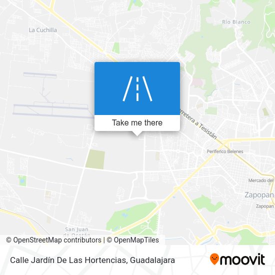 Calle Jardín De Las Hortencias map