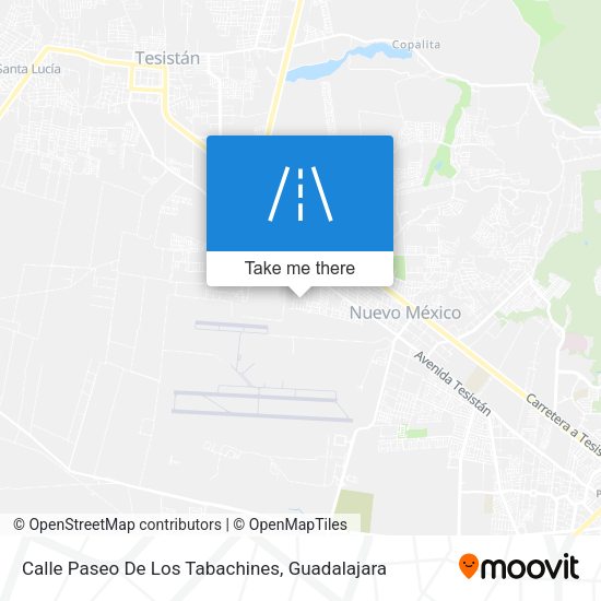 Mapa de Calle Paseo De Los Tabachines