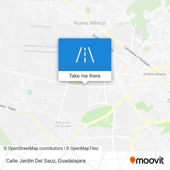 Mapa de Calle Jardín Del Sauz