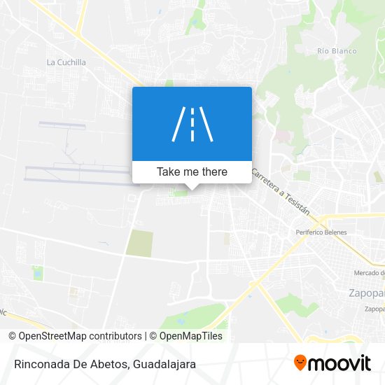 Rinconada De Abetos map