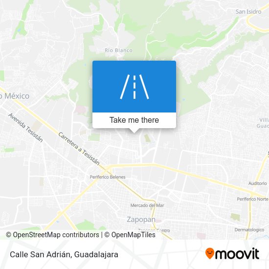 Calle San Adrián map