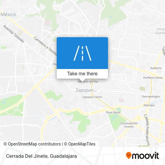 Mapa de Cerrada Del Jinete