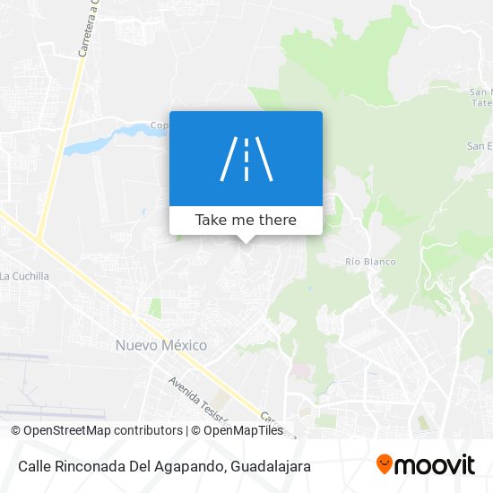 Calle Rinconada Del Agapando map