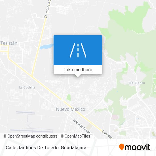 Mapa de Calle Jardines De Toledo