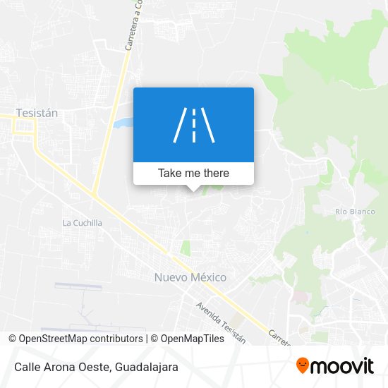 Calle Arona Oeste map