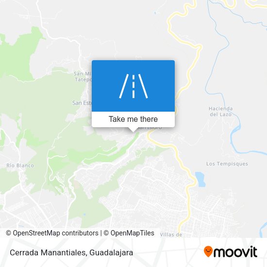Mapa de Cerrada Manantiales