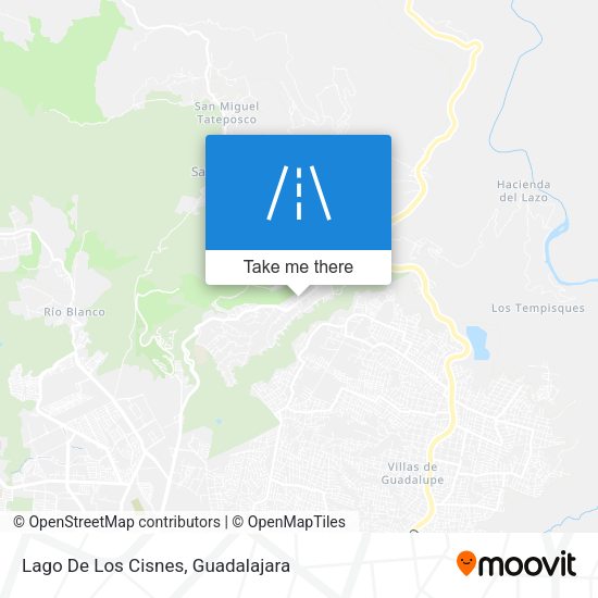 Lago De Los Cisnes map