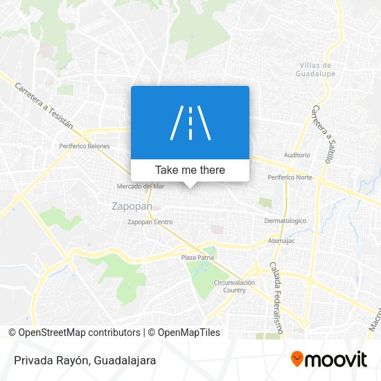 Mapa de Privada Rayón