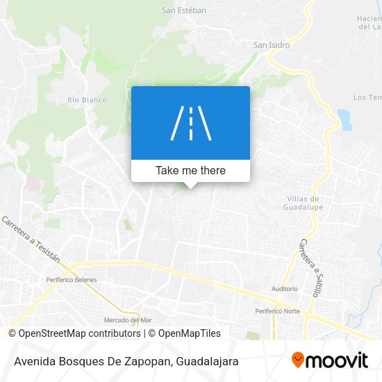 Avenida Bosques De Zapopan map