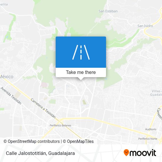 Mapa de Calle Jalostotitlán