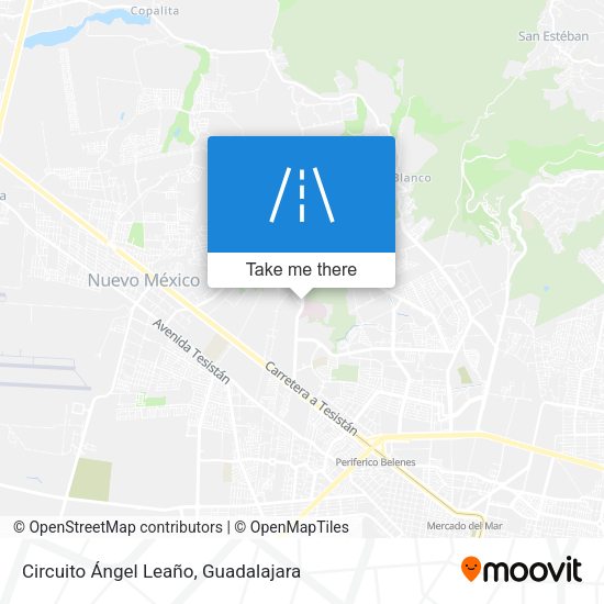 Circuito Ángel Leaño map