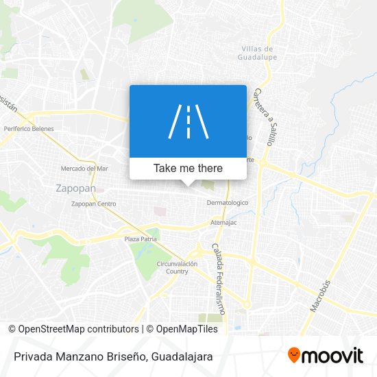 Privada Manzano Briseño map