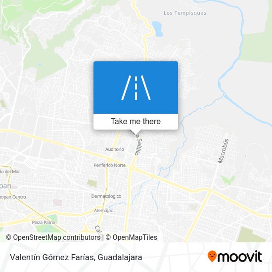 Valentín Gómez Farías map