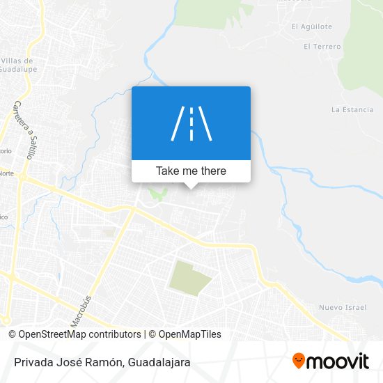 Mapa de Privada José Ramón