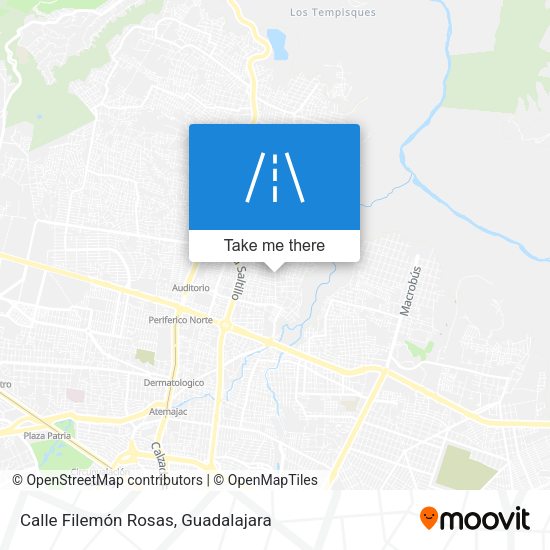 Calle Filemón Rosas map