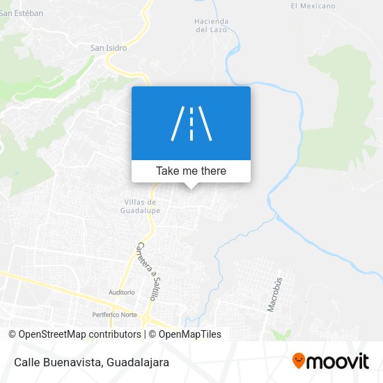 Mapa de Calle Buenavista