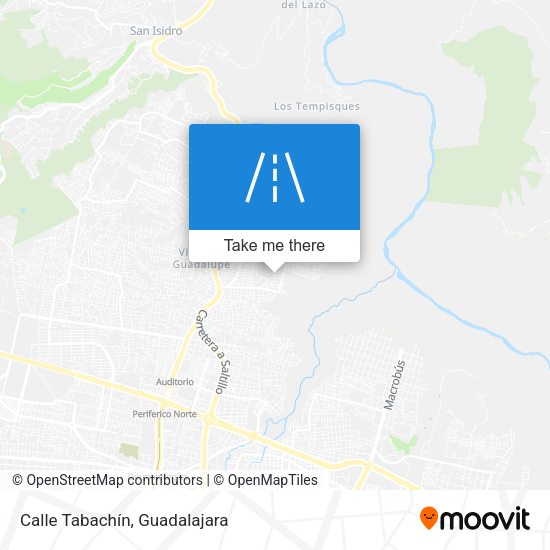 Calle Tabachín map