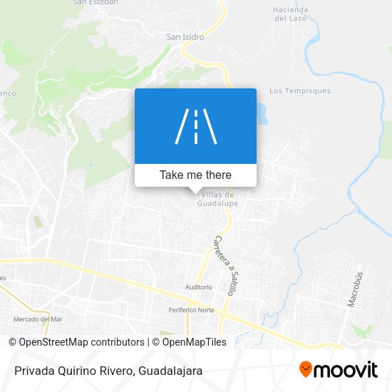 Privada Quirino Rivero map