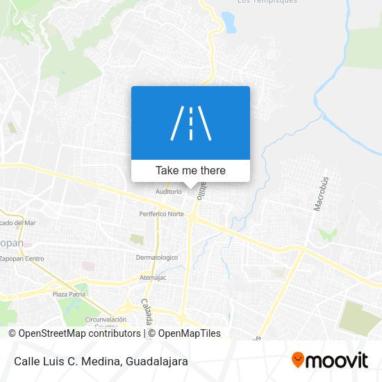 Mapa de Calle Luis C. Medina