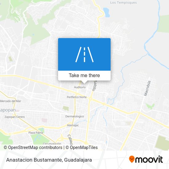 Mapa de Anastacion Bustamante