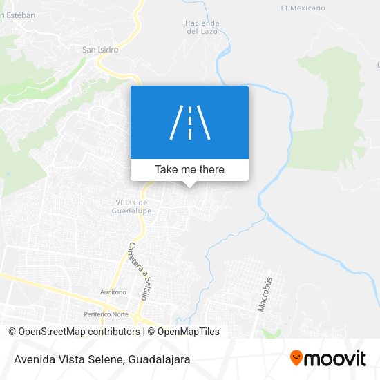 Avenida Vista Selene map