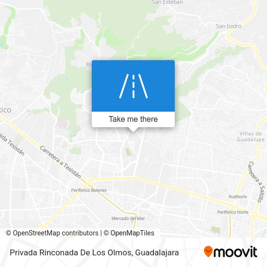 Mapa de Privada Rinconada De Los Olmos