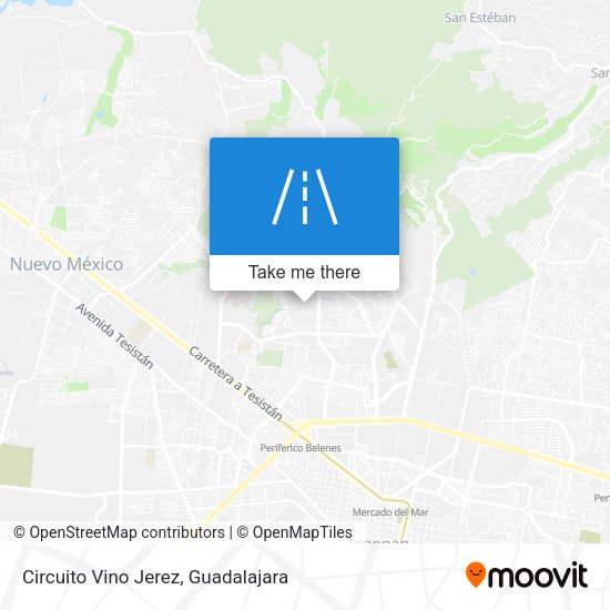 Mapa de Circuito Vino Jerez