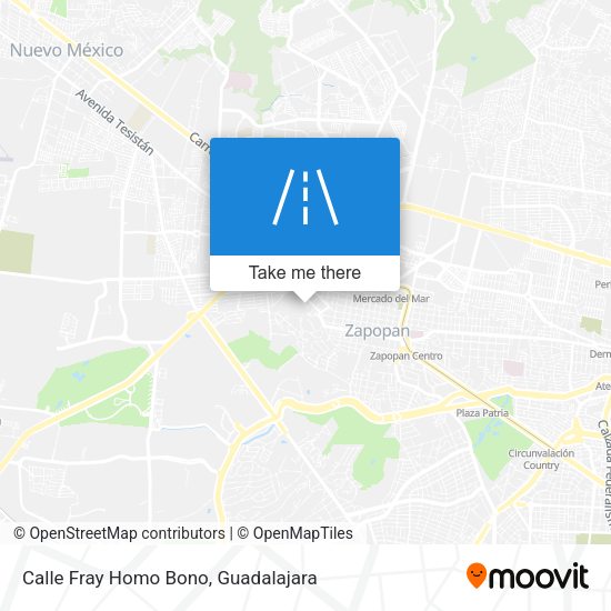 Calle Fray Homo Bono map