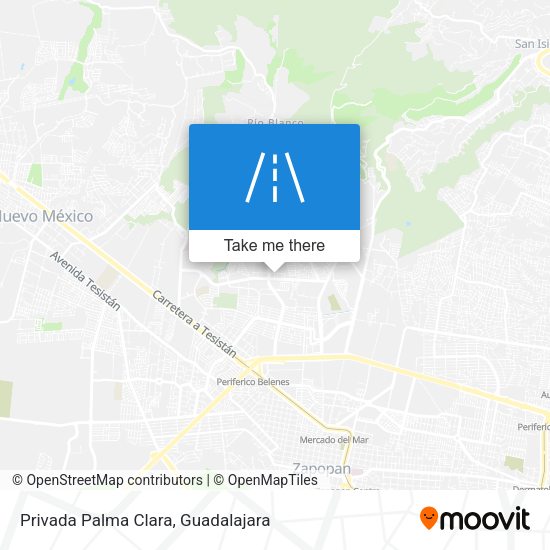 Privada Palma Clara map