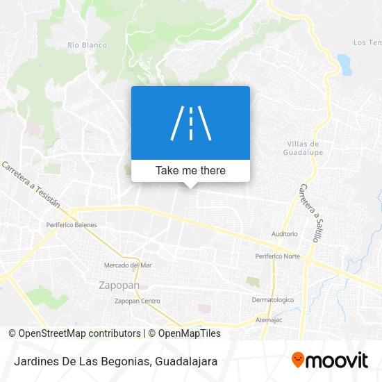 Jardines De Las Begonias map