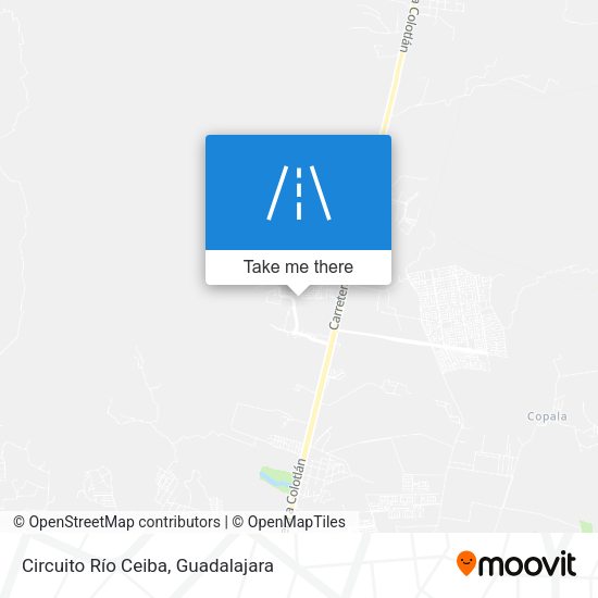 Circuito Río Ceiba map