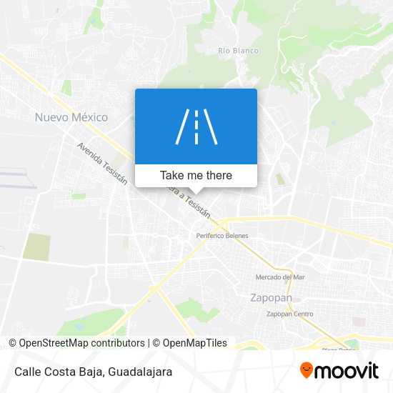 Calle Costa Baja map