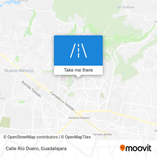 Calle Río Duero map