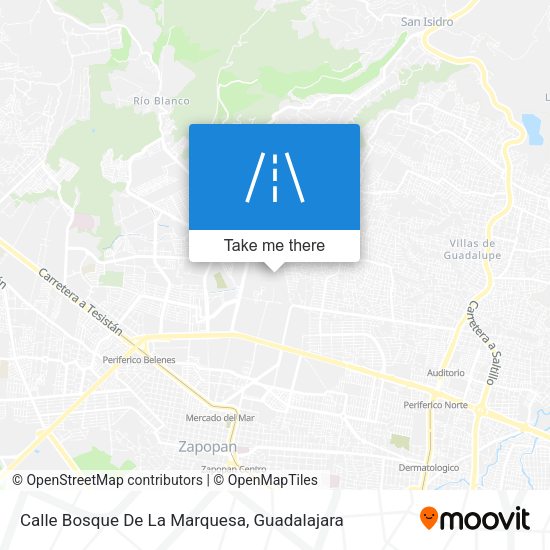 Mapa de Calle Bosque De La Marquesa