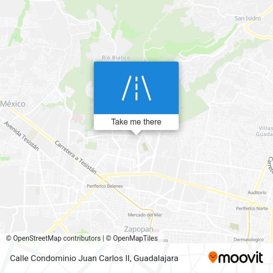 Mapa de Calle Condominio Juan Carlos II