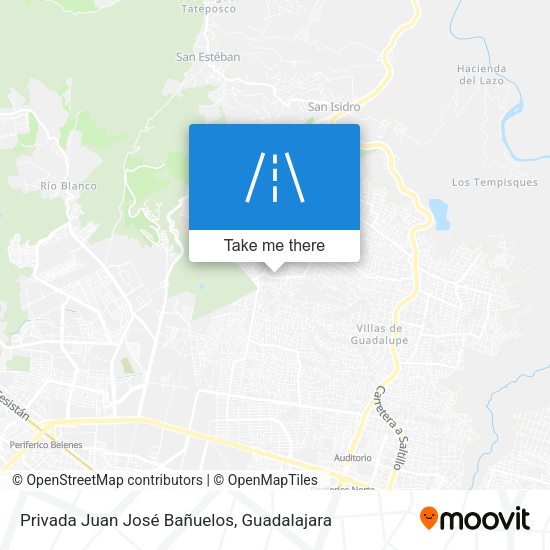 Privada Juan José Bañuelos map