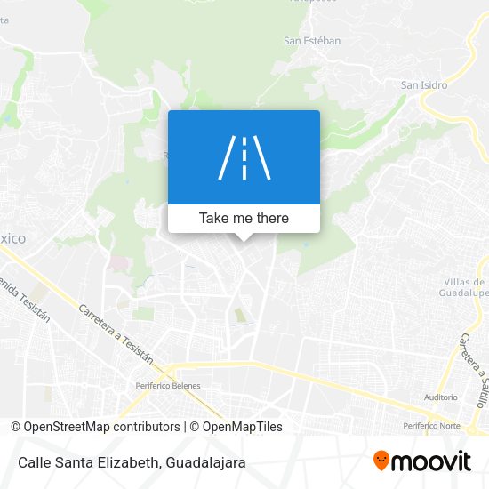 Calle Santa Elizabeth map