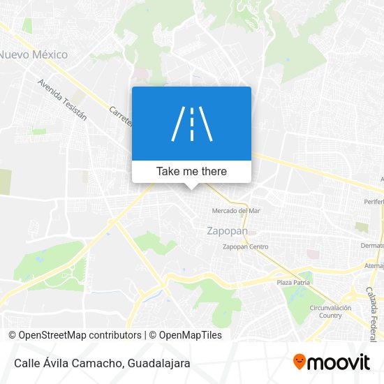 Calle Ávila Camacho map