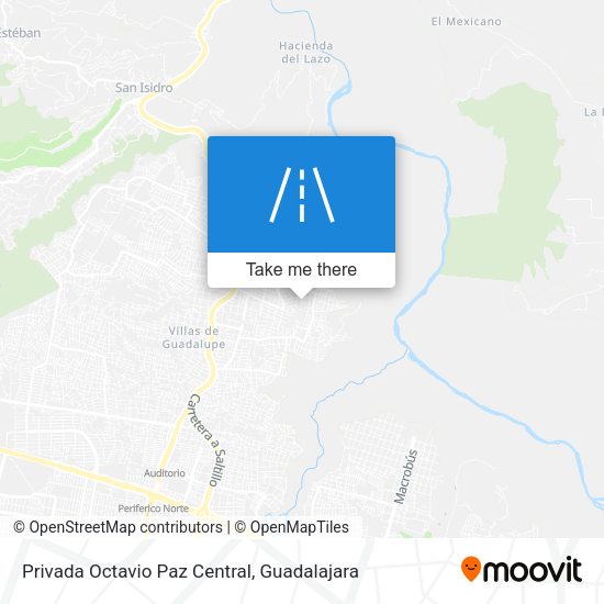 Privada Octavio Paz Central map