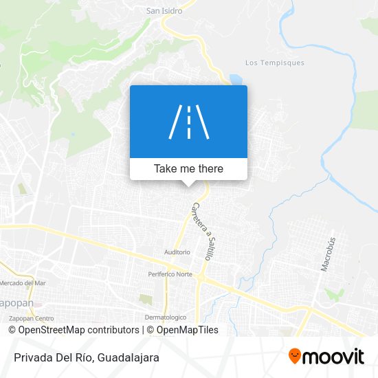 Privada Del Río map