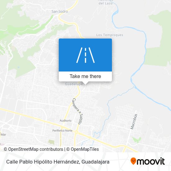 Mapa de Calle Pablo Hipólito Hernández