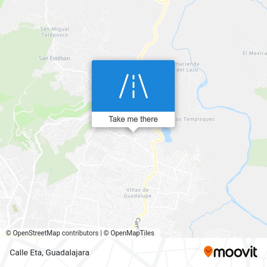 Mapa de Calle Eta