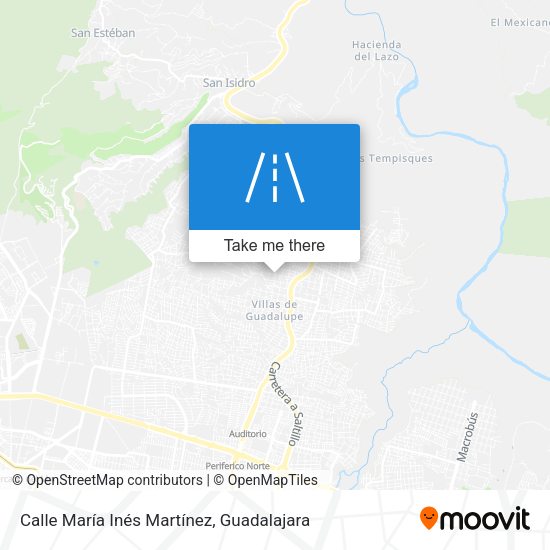 Mapa de Calle María Inés Martínez