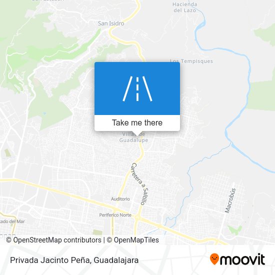 Mapa de Privada Jacinto Peña